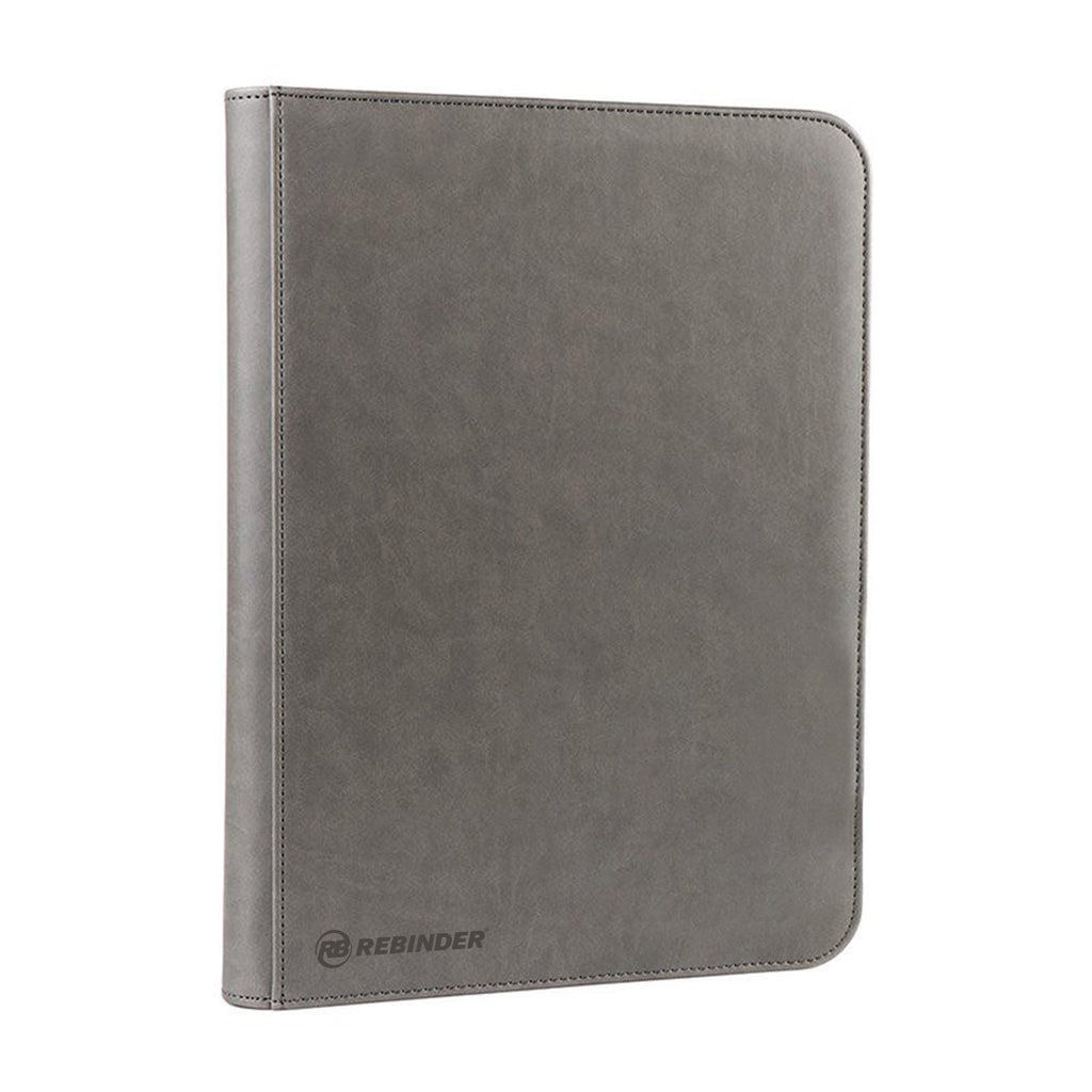 Grey - Toploader Zipped 9-Pocket binder