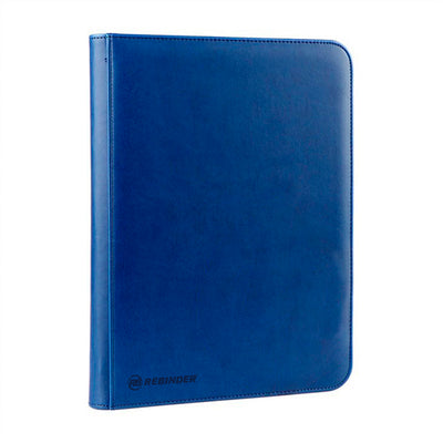 Blue - Toploader Zipped 9-Pocket binder